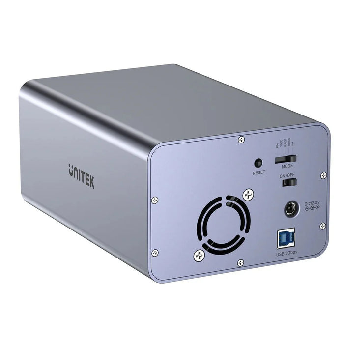 UNITEK 2-Bay RAID External HD Enclosure. Supports RAID 1 Supports both 2.5" & 3. - LX2001 - Homewares, Outdoor, Phone Accessories, Cases, Speakers, Headphones + More -