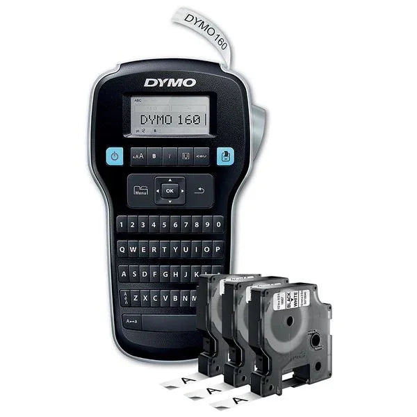 DYMO LabelManager 160p Portable Label Maker Value Pack. Includes 3x D1 Rolls of - LX2001 - Homewares, Outdoor, Phone Accessories, Cases, Speakers, Headphones + More -