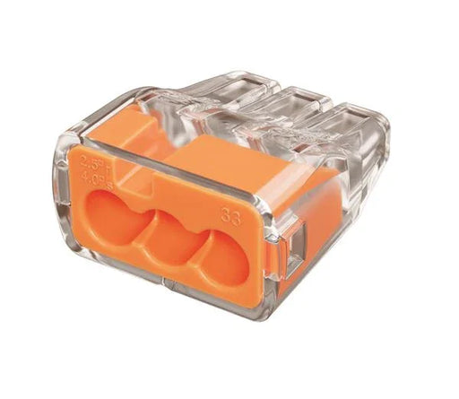 IDEAL INDUSTRIES 32A 3 Port Push-in Wire Connector 100pc Jar. 0.75mm2 - 4.0mm2 S - LX2001 - Homewares, Outdoor, Phone Accessories, Cases, Speakers, Headphones + More -