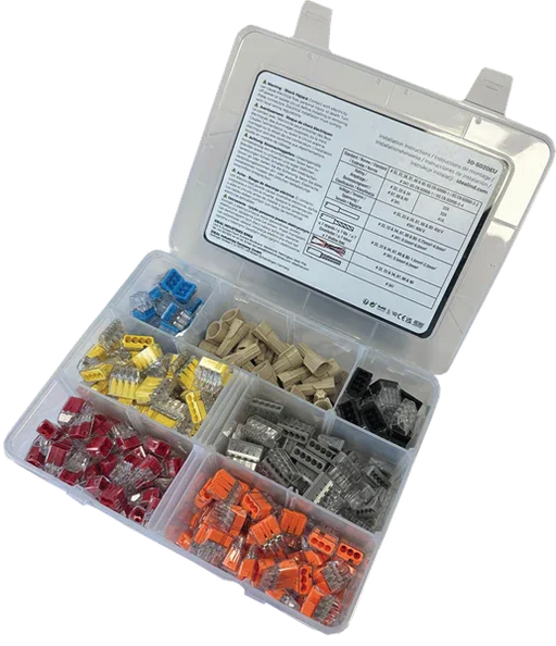 IDEAL INDUSTRIES In-Sure Push-In Connector Premium 32A and 24A Kit. Box of 225. - LX2001 - Homewares, Outdoor, Phone Accessories, Cases, Speakers, Headphones + More -