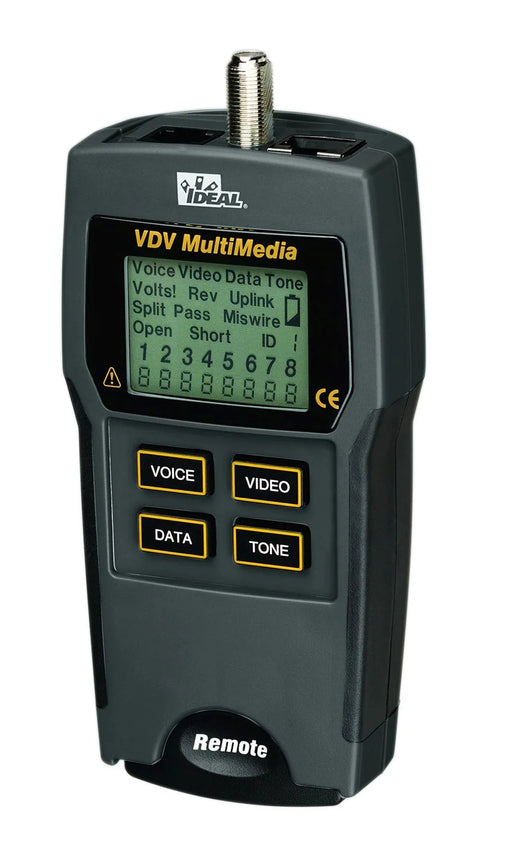 IDEAL INDUSTRIES Voice/Data/Video Wiremapper and Tester. For Twisted Pair; Coax; - LX2001 - Homewares, Outdoor, Phone Accessories, Cases, Speakers, Headphones + More -