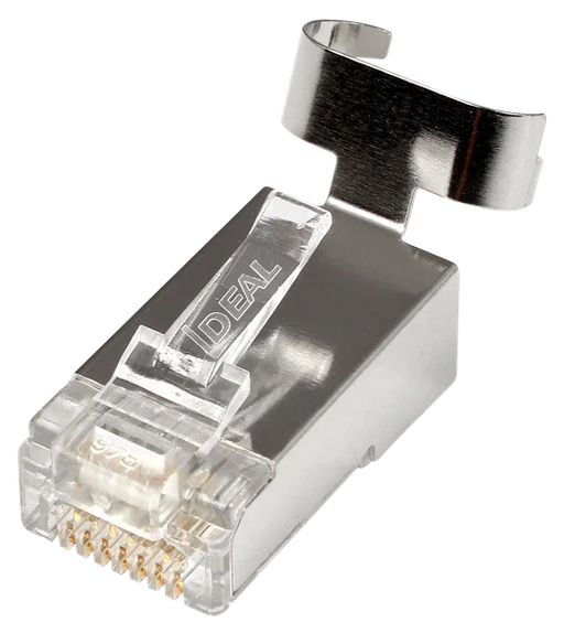 IDEAL INDUSTRIES CAT6A/6/5e STP RJ45 Push Through Plug (Staggered). Jar of 50. C - LX2001 - Homewares, Outdoor, Phone Accessories, Cases, Speakers, Headphones + More -