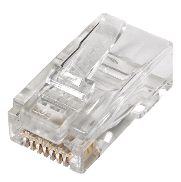 IDEAL INDUSTRIES CAT6A/6 UTP RJ45 Push Through Plug (Staggered). Pack ...