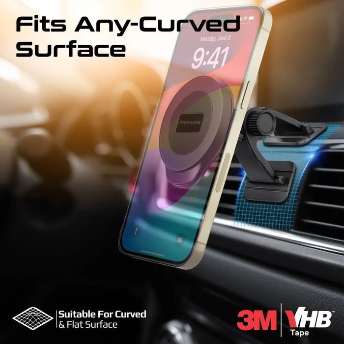 PROMATE MagGrip 360 Cradleless Magnetic Smartphone Holder. Versatile Mount Desig - LX2001 - Homewares, Outdoor, Phone Accessories, Cases, Speakers, Headphones + More -