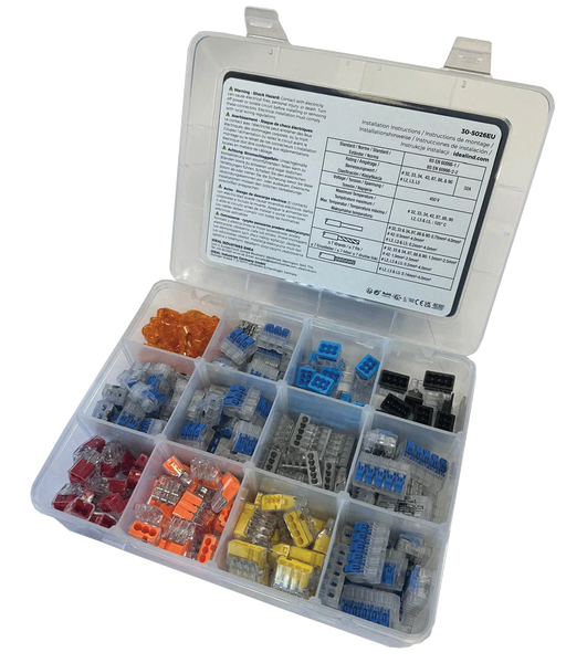 IDEAL INDUSTRIES Push-In and Lever Wire Connector Kit. Box of 80 Includes 10x of - LX2001 - Homewares, Outdoor, Phone Accessories, Cases, Speakers, Headphones + More -