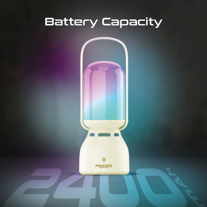 PROMATE 2-in-1 Portable Camping LED Multifunctional Speaker & Light. 2400mAh Bui - LX2001 - Homewares, Outdoor, Phone Accessories, Cases, Speakers, Headphones + More -