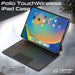 PROMATE Folio Touch Wireless iPad Keyboard Case with RGB Backlight & Smart Conne - LX2001 - Homewares, Outdoor, Phone Accessories, Cases, Speakers, Headphones + More -
