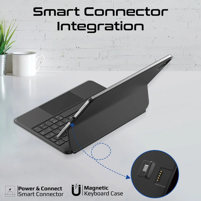 PROMATE Folio Touch Wireless iPad Keyboard Case with RGB Backlight & Smart Conne - LX2001 - Homewares, Outdoor, Phone Accessories, Cases, Speakers, Headphones + More -