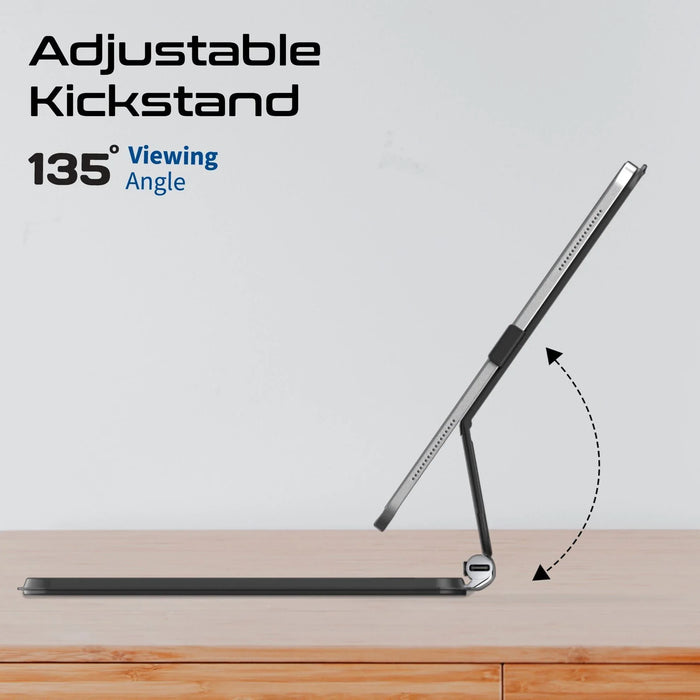 PROMATE Folio Touch Wireless iPad Keyboard Case with RGB Backlight & Smart Conne - LX2001 - Homewares, Outdoor, Phone Accessories, Cases, Speakers, Headphones + More -