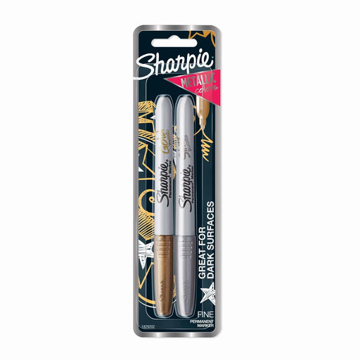 Sharpie Metallic Fine Point Perman Marker Gold and Silver. Pack of 2 FEB PROM - LX2001 - Homewares, Outdoor, Phone Accessories, Cases, Speakers, Headphones + More -