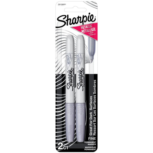 Sharpie Metallic Fine Point Perman Marker Silver 39108PP Blister Pack of 2 FEB - LX2001 - Homewares, Outdoor, Phone Accessories, Cases, Speakers, Headphones + More -