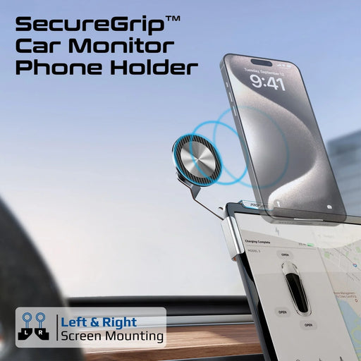 PROMATE SecureGrip Cradleless Magnetic Incar Smartphone Holder on Car Monitor. D - LX2001 - Homewares, Outdoor, Phone Accessories, Cases, Speakers, Headphones + More -