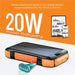PROMATE 20000mAh Rugged EcoLight Solar IP65 Power Bank with 10W Wireless Qi Char - LX2001 - Homewares, Outdoor, Phone Accessories, Cases, Speakers, Headphones + More -