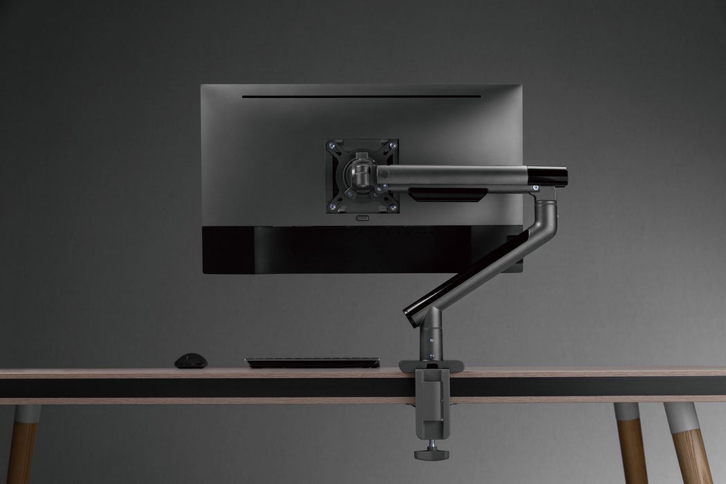 Brateck 17-32'' Premium Slim Aluminium Spring-Assisted Desk Mount Monitor Arm.