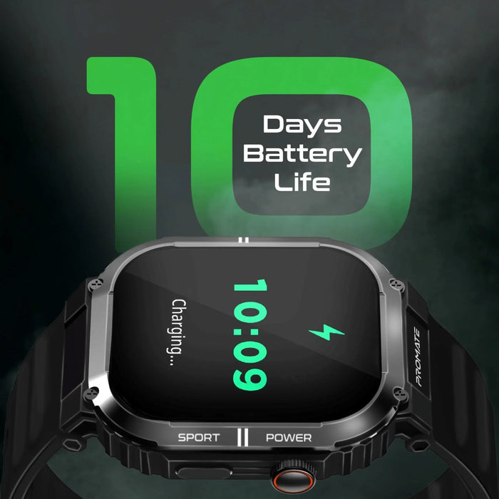 PROMATE IP68 Smartwatch with 2.01" TFT Display & Bluetooth Calling. Fitness Trac - LX2001 - Homewares, Outdoor, Phone Accessories, Cases, Speakers, Headphones + More -