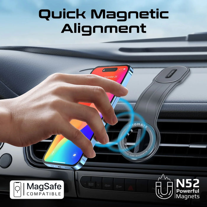 PROMATE FlexGrip Cradleless MagSafe InCar Smartphone Dashboard Holder. Secure An - LX2001 - Homewares, Outdoor, Phone Accessories, Cases, Speakers, Headphones + More -