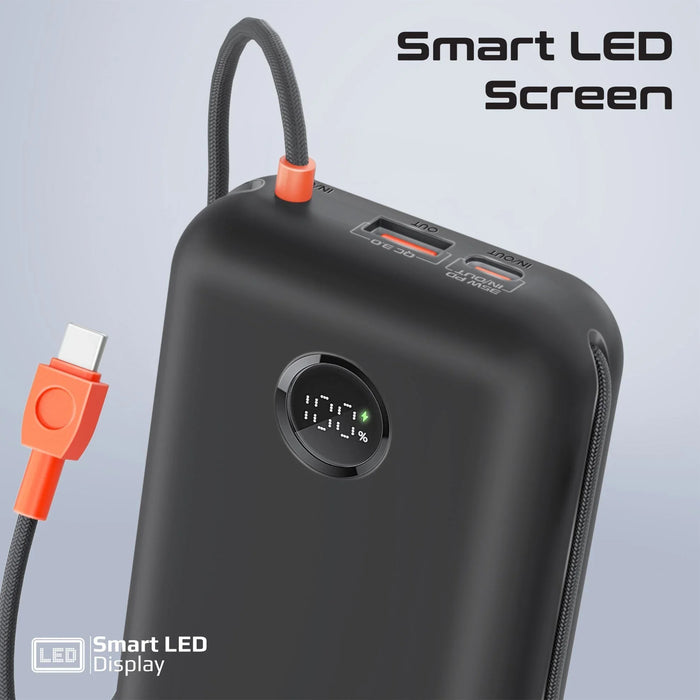PROMATE 30000mAh Ultra Compact 35W SuperSpeed Power Bank with Built-in USB-C & L - LX2001 - Homewares, Outdoor, Phone Accessories, Cases, Speakers, Headphones + More -