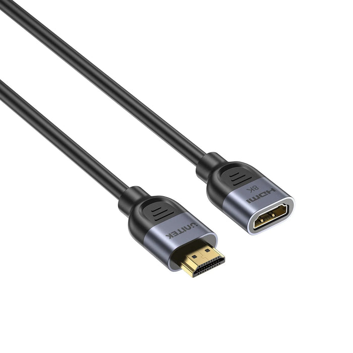 UNITEK 0.5m 8K HDMI Extension Cable Supports 8K@60Hz/4K@120Hz HDR Built to Last - LX2001 - Homewares, Outdoor, Phone Accessories, Cases, Speakers, Headphones + More -