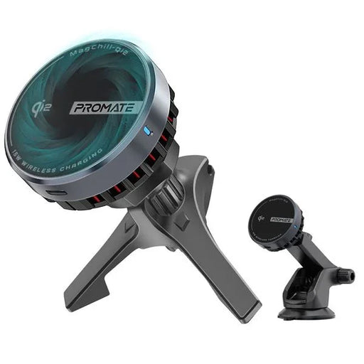 PROMATE 15W ActiveCool Cradleless Qi2 Wireless Smartphone inCar Charger Mount. S - LX2001 - Homewares, Outdoor, Phone Accessories, Cases, Speakers, Headphones + More -