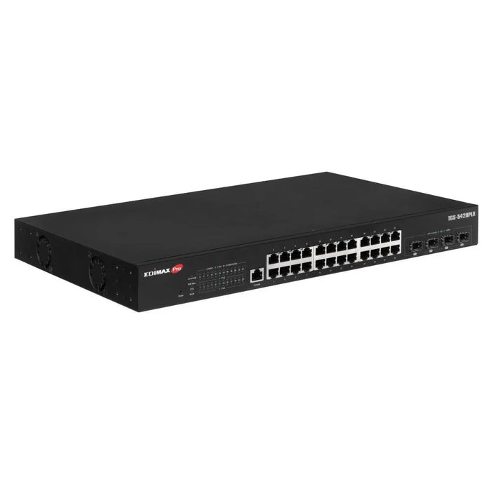 EDIMAX 28 Port 2.5GbE PoE++ L2 with 4x 10GbE SFP+ Ports Surveillance VLAN Switch - LX2001 - Homewares, Outdoor, Phone Accessories, Cases, Speakers, Headphones + More -