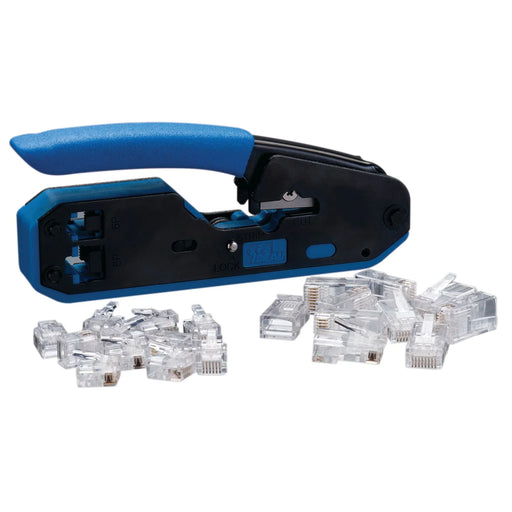 IDEAL INDUSTRIES Data and Voice Modular Plug Crimp Tool Kit. Includes 10x RJ-11 - LX2001 - Homewares, Outdoor, Phone Accessories, Cases, Speakers, Headphones + More -