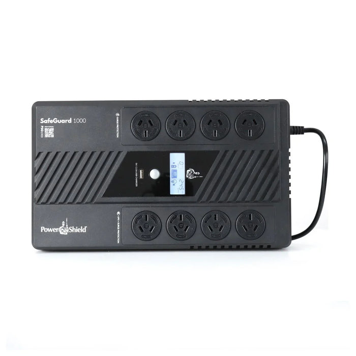 POWERSHIELD SafeGuard 1000VA (600W) Line Interactive UPS; 4 x NZ Battery Back Up - LX2001 - Homewares, Outdoor, Phone Accessories, Cases, Speakers, Headphones + More -