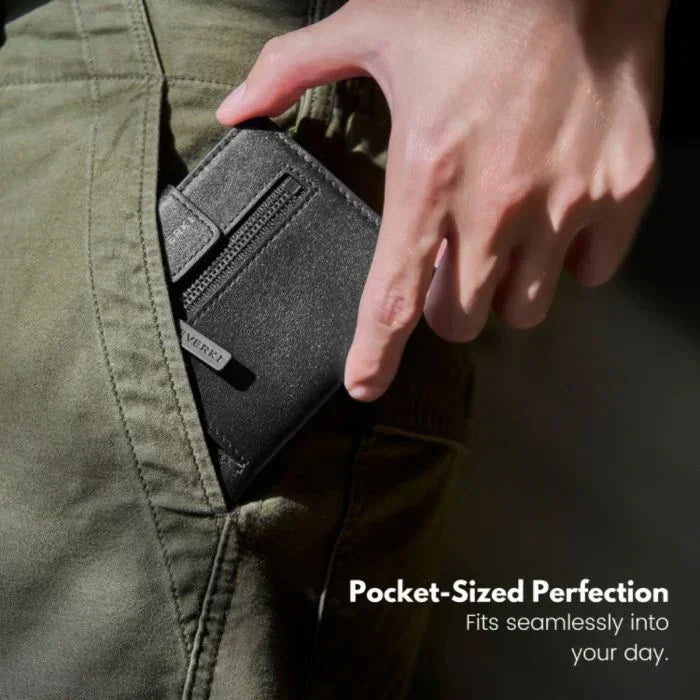 EVERKI Leather RFID Blocking Wallet for Cards, Coins & Bills. Black Securely Hol - LX2001 - Homewares, Outdoor, Phone Accessories, Cases, Speakers, Headphones + More -