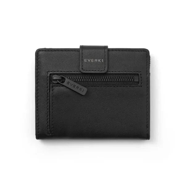 EVERKI Leather RFID Blocking Wallet for Cards, Coins & Bills. Black Securely Hol - LX2001 - Homewares, Outdoor, Phone Accessories, Cases, Speakers, Headphones + More -
