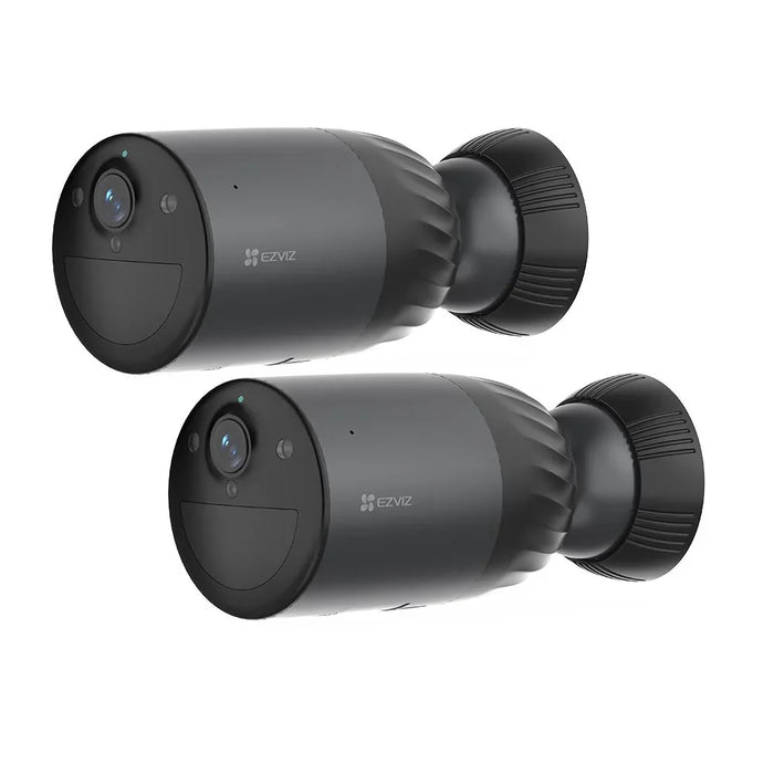 EZVIZ 8MP (4K) 2-Pack BC1C Outdoor IP65 Security Camera Bundle. 10400mAh Battery - LX2001 - Homewares, Outdoor, Phone Accessories, Cases, Speakers, Headphones + More -