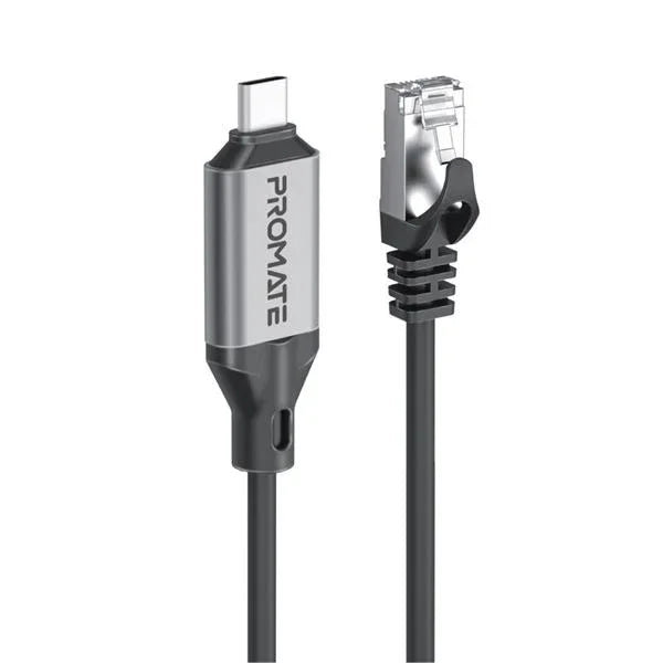 PROMATE 5m USB-C to RJ45 High-Speed 1Gbps Ethernet Cable. Premium Alum ...