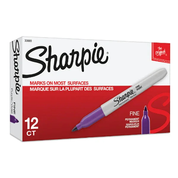 Sharpie Fine Point Permanent Marker Purple 30038 - (MOQ 12) FEB PROMO - Up to - LX2001 - Homewares, Outdoor, Phone Accessories, Cases, Speakers, Headphones + More -