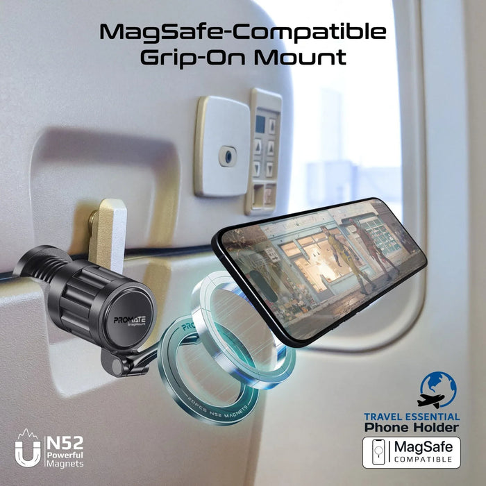PROMATE 360 Rotating Magnetic Smartphone Grip-on Mount. Rotatable, Foldable & Ul - LX2001 - Homewares, Outdoor, Phone Accessories, Cases, Speakers, Headphones + More -