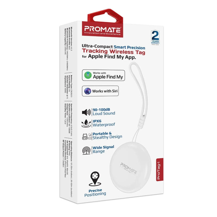 PROMATE Smart Bluetooth Tracker Tag with Smart Precision Positioning. Ultra-comp - LX2001 - Homewares, Outdoor, Phone Accessories, Cases, Speakers, Headphones + More -