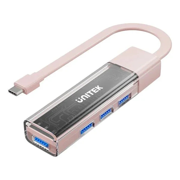 UNITEK 4-in-1 USB 3.0 Multi-Port Hub with USB-C Connector. Includes 4x ...