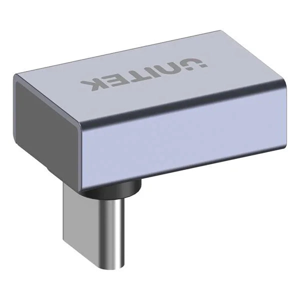 UNITEK USB-C 90 Degree Right Angle Adapter. Type-C Male to Female. Supports up t - LX2001 - Homewares, Outdoor, Phone Accessories, Cases, Speakers, Headphones + More -