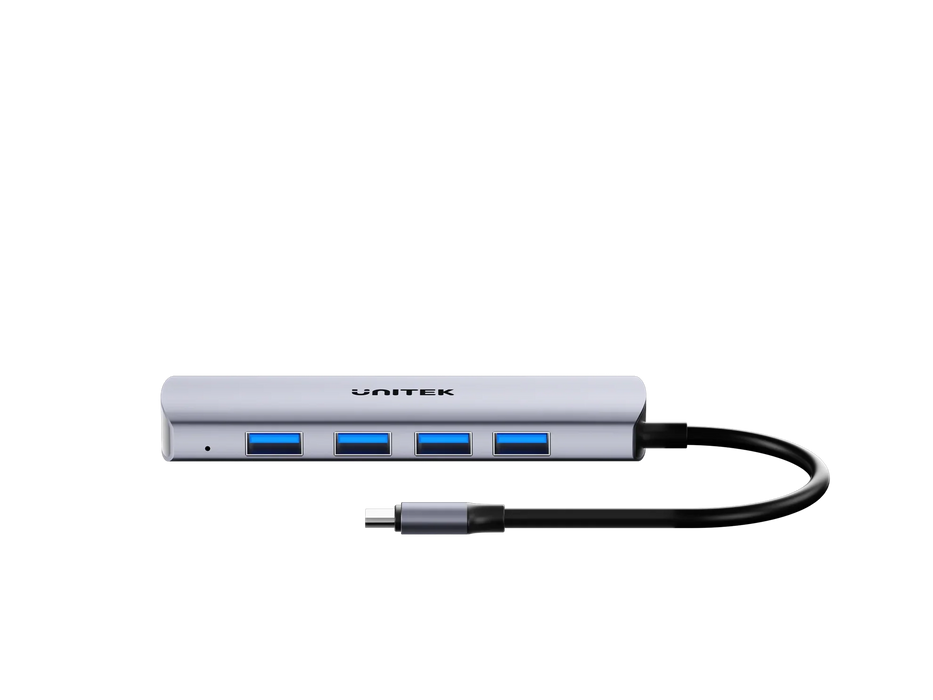 UNITEK 4-in-1 10Gbps USB Multi-Port Hub with USB-C Connector. Includes 4x USB-A - LX2001 - Homewares, Outdoor, Phone Accessories, Cases, Speakers, Headphones + More -