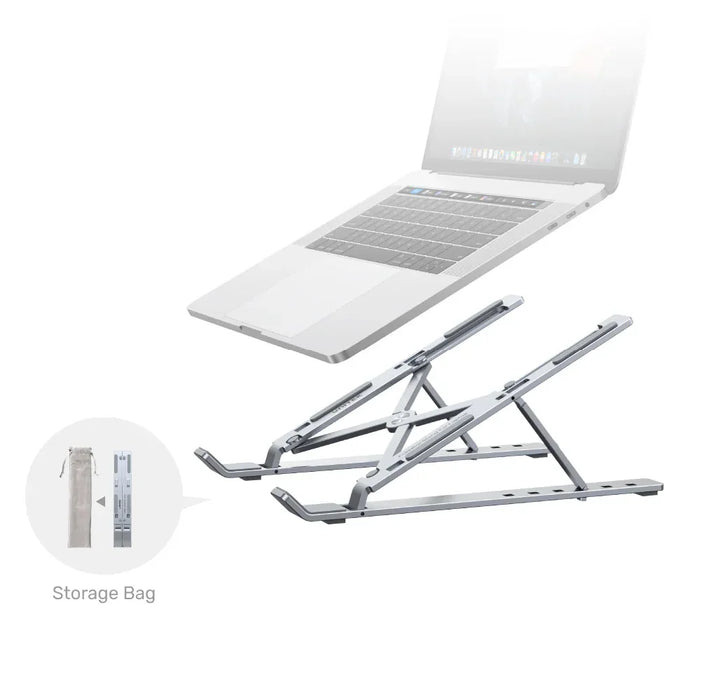 UNITEK Adjustable & Foldable Laptop Stand. Creates a Comfortable Angle; Helps Ve - LX2001 - Homewares, Outdoor, Phone Accessories, Cases, Speakers, Headphones + More -