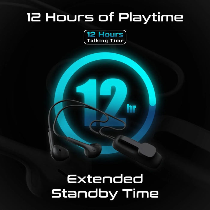 PROMATE Clip-On BT Wireless Dynamic Earphones with Magnetic Collar Clip Up to 12 - LX2001 - Homewares, Outdoor, Phone Accessories, Cases, Speakers, Headphones + More -