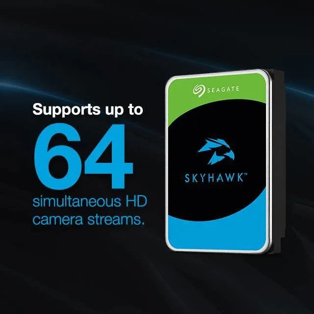 SEAGATE 1TB 3.5" Skyhawk Surveillance Internal SATA3 HDD. 256MB Cache; Supports - LX2001 - Homewares, Outdoor, Phone Accessories, Cases, Speakers, Headphones + More -
