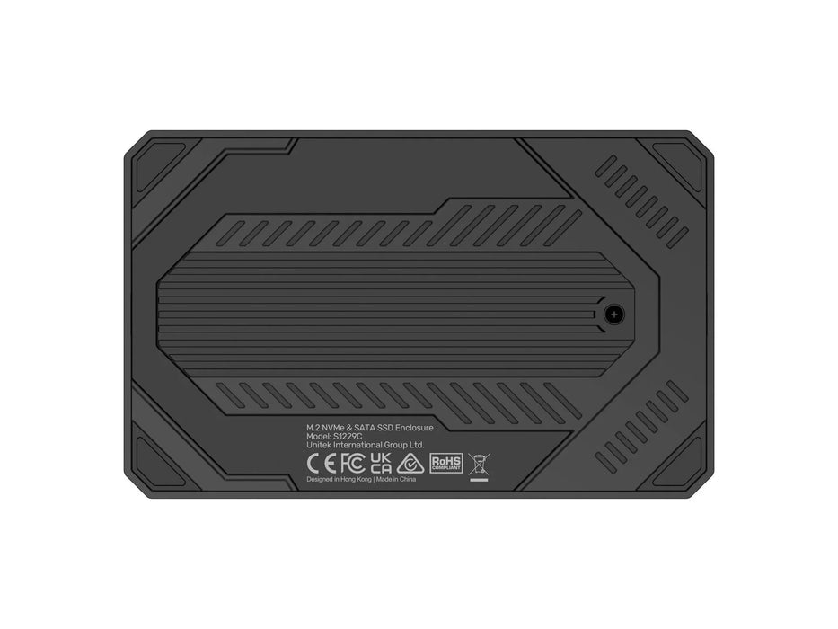 UNITEK M.2 NVMe & SATA SSD Enclosure. Supports M Key M.2 NVMe SSDs & 2.5“ SATA S - LX2001 - Homewares, Outdoor, Phone Accessories, Cases, Speakers, Headphones + More -