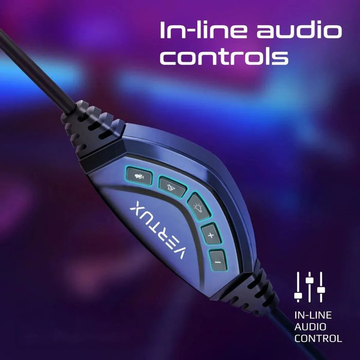 VERTUX High Performance 7.1 Stereo Sound Gaming RGB Headset with High Definition - LX2001 - Homewares, Outdoor, Phone Accessories, Cases, Speakers, Headphones + More -