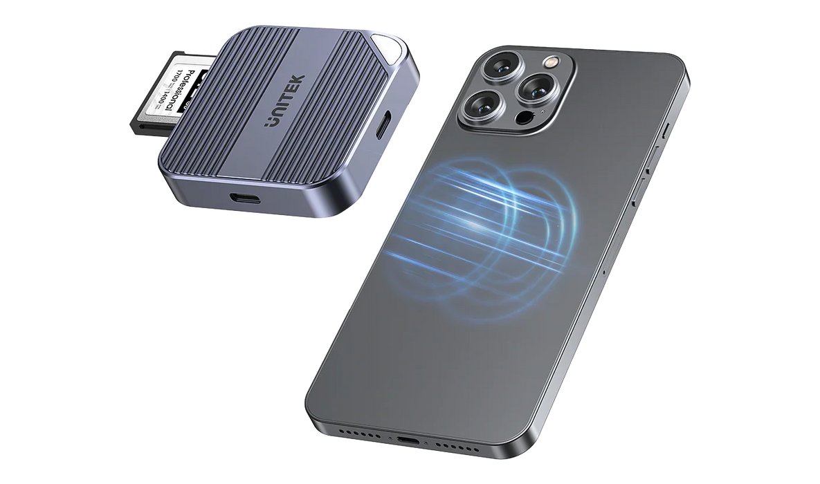 UNITEK MagSafe Magnetic CF Express Reader Enclosure for iPhone 16/15 Supports US - LX2001 - Homewares, Outdoor, Phone Accessories, Cases, Speakers, Headphones + More -