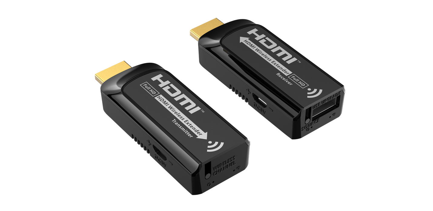 Lenkeng FHD Mini Wireless HDMI to HDMI Extender up to 20m. Supports up to 1920x1200@60H