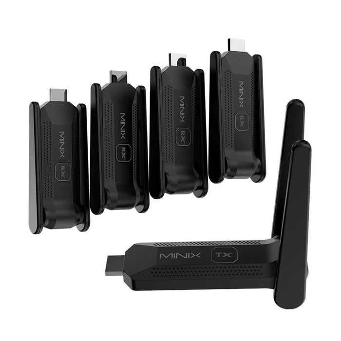 Minix B14 1-In-4-Out 1080P Wireless HDMI Extender up to 50m. Simultaneous Connection