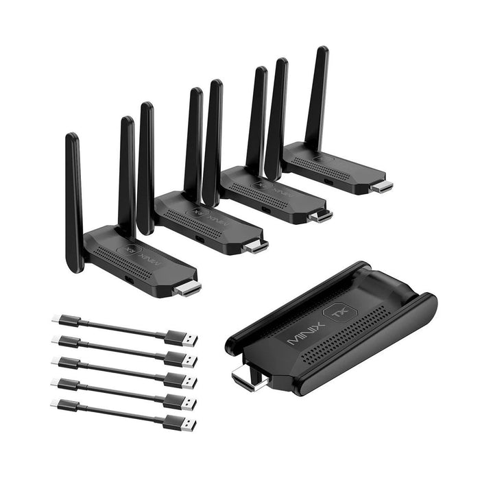 Minix B14 1-In-4-Out 1080P Wireless HDMI Extender up to 50m. Simultaneous Connection