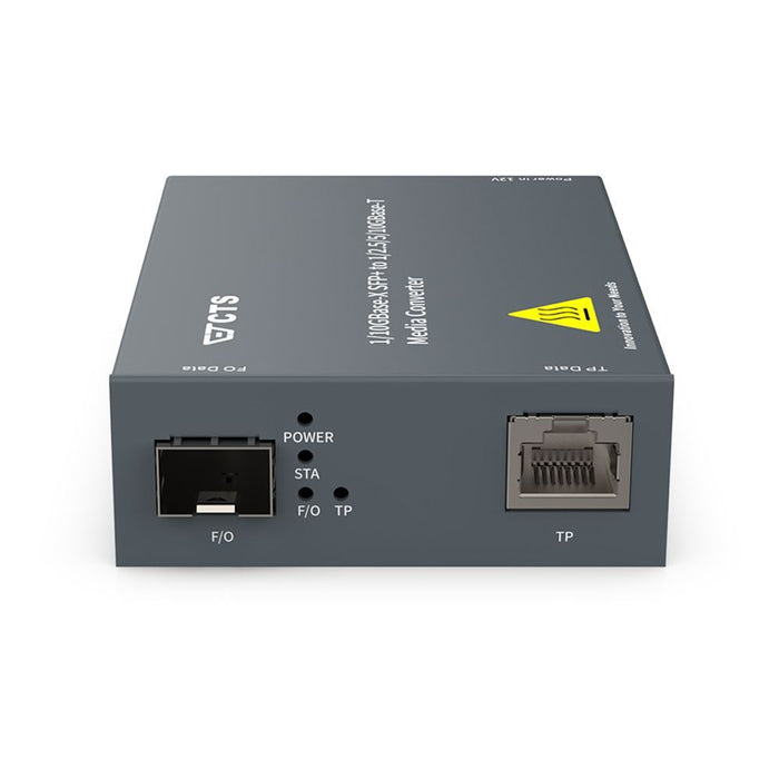 CTC Union SFP+ 10G Standalone Media Converter 1G/10G Fiber to Gigabit Ethernet