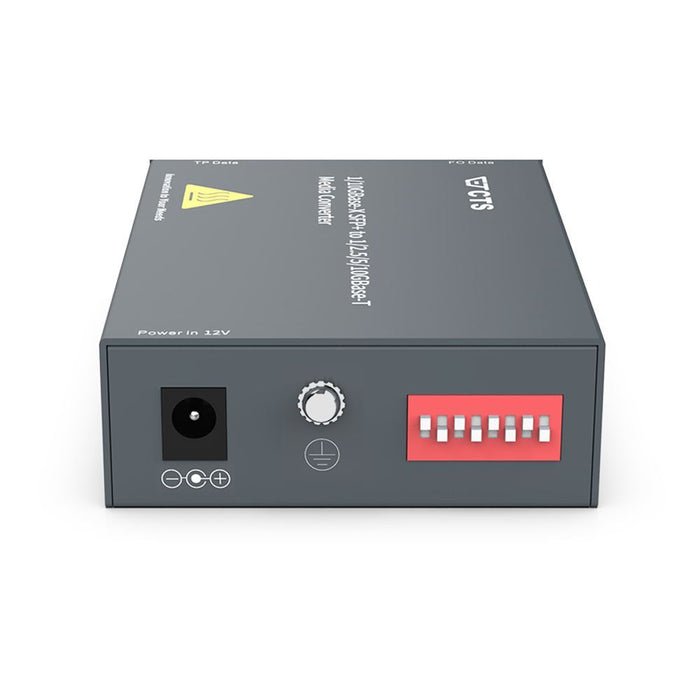 CTC Union SFP+ 10G Standalone Media Converter 1G/10G Fiber to Gigabit Ethernet