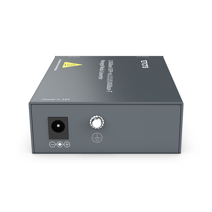 CTC Union SFP+ 10G Managed Standalone Media Converter 1G/10G Fiber Multi Gigabit Ethernet