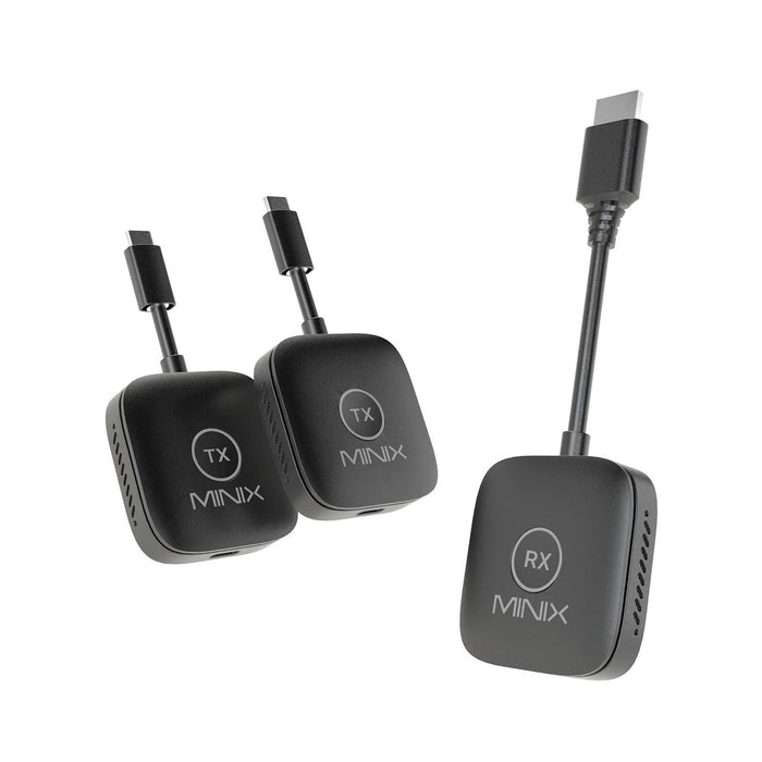 Minix B21 1080P Dual USB-C to HDMI Wireless Extender up to 50m. Flexible Display Options