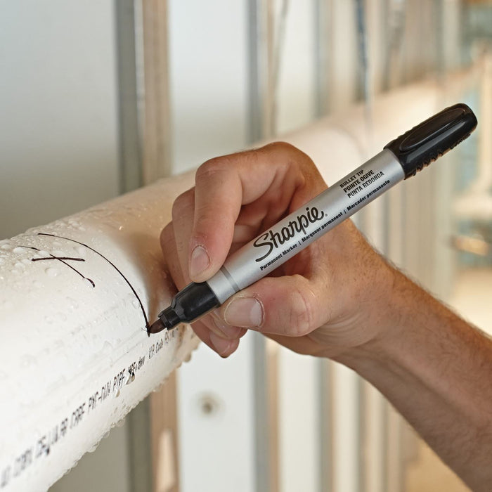 Sharpie PRO Metal Aluminium Bullet Tip Black colour (MOQ 12) Permanent Marker